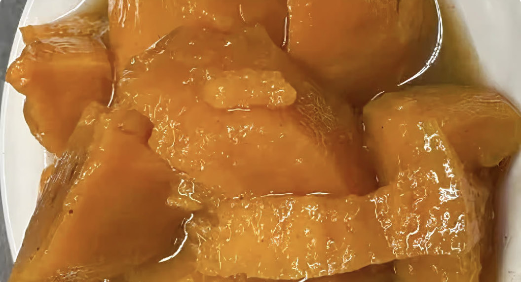 Candied yams with brown sugar glaze